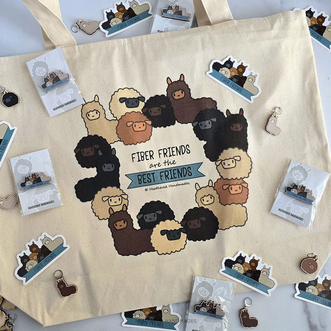 Fiber Friends Tote Bag image 4