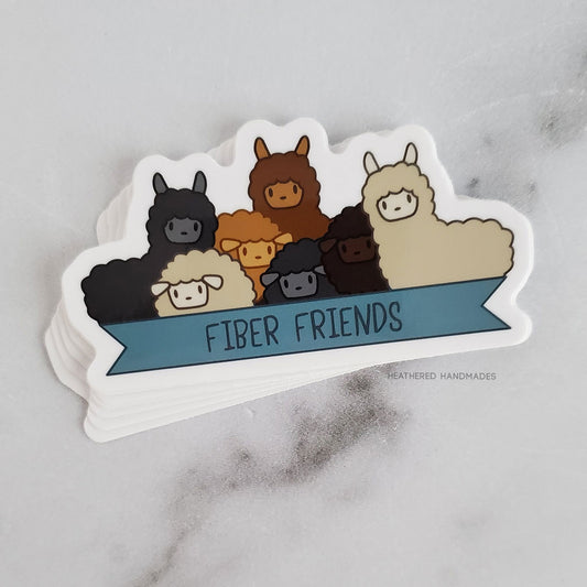 Fiber Friends Sticker image 1