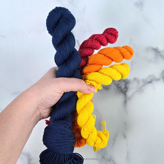 Dyed to Order: Houston Baseball Sock Set image 1