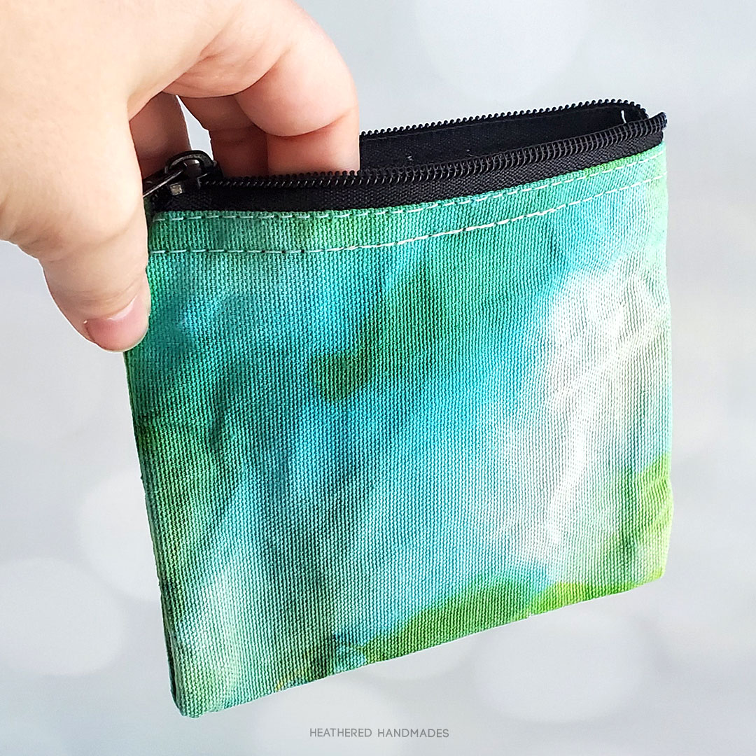 Ice Dyed Zippered Notions Bag 4 image 5