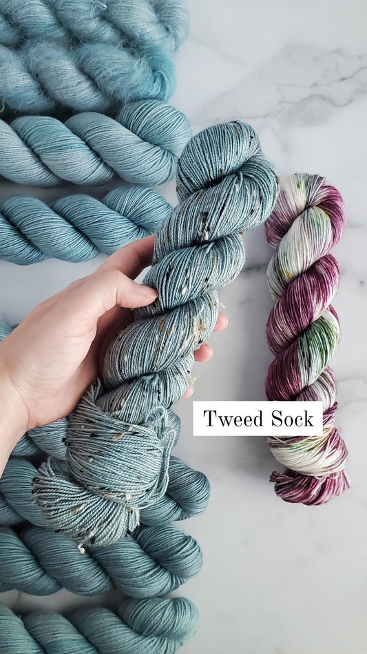 Eucalyptus - Tweed Sock image 1