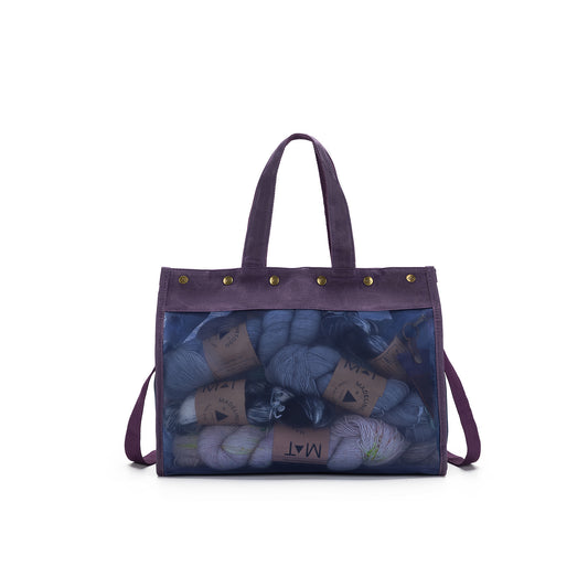 DellaQ Maker's Mesh Tote Bag - Purple image 1