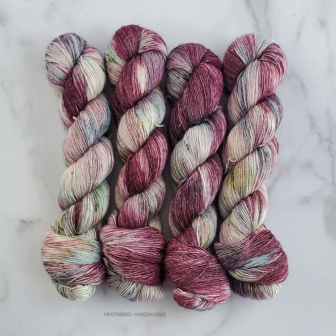 Bride & Bloom - Merino Linen Sock image 0