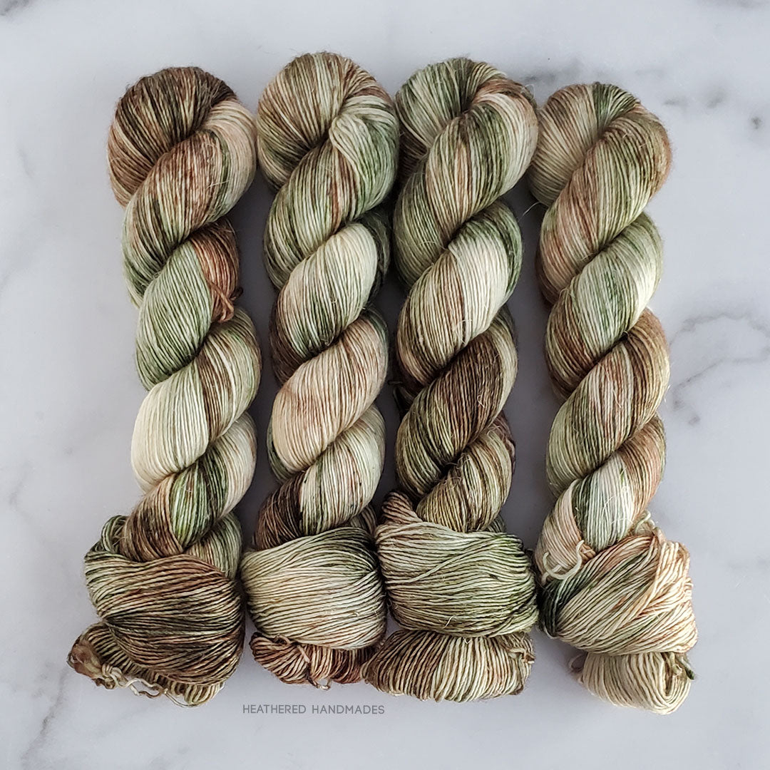 Southern Magnolia - Merino Linen Sock image 0