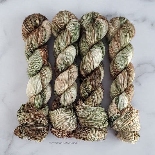 Southern Magnolia - Merino Linen Sock image 0