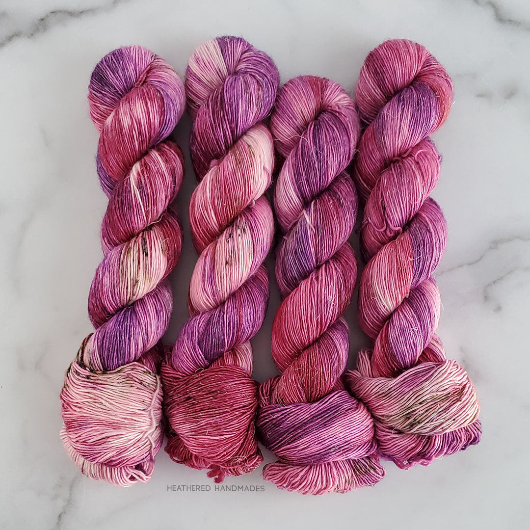 Hyacinth - Merino Linen Sock image 0