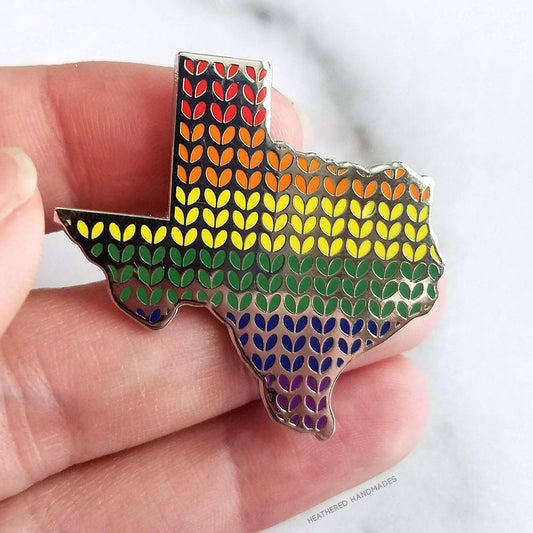Texas Pride Enamel Pin image 1