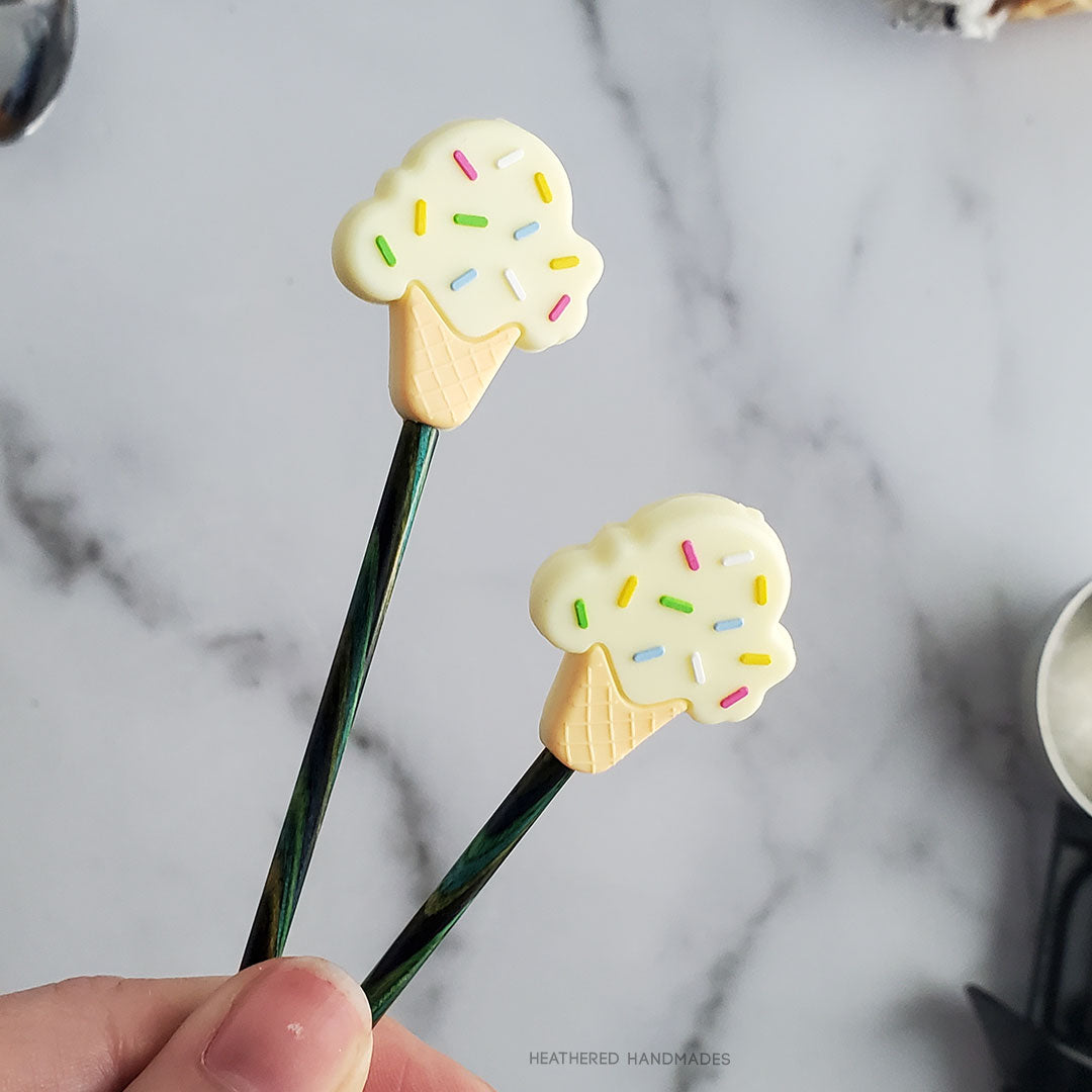 Vanilla Ice Cream Cone Stitch Stoppers image 0