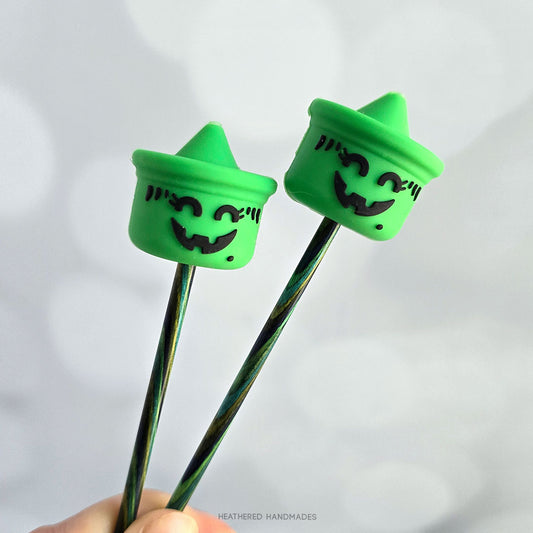 Green Trick or Treat Bucket Stitch Stoppers image 0