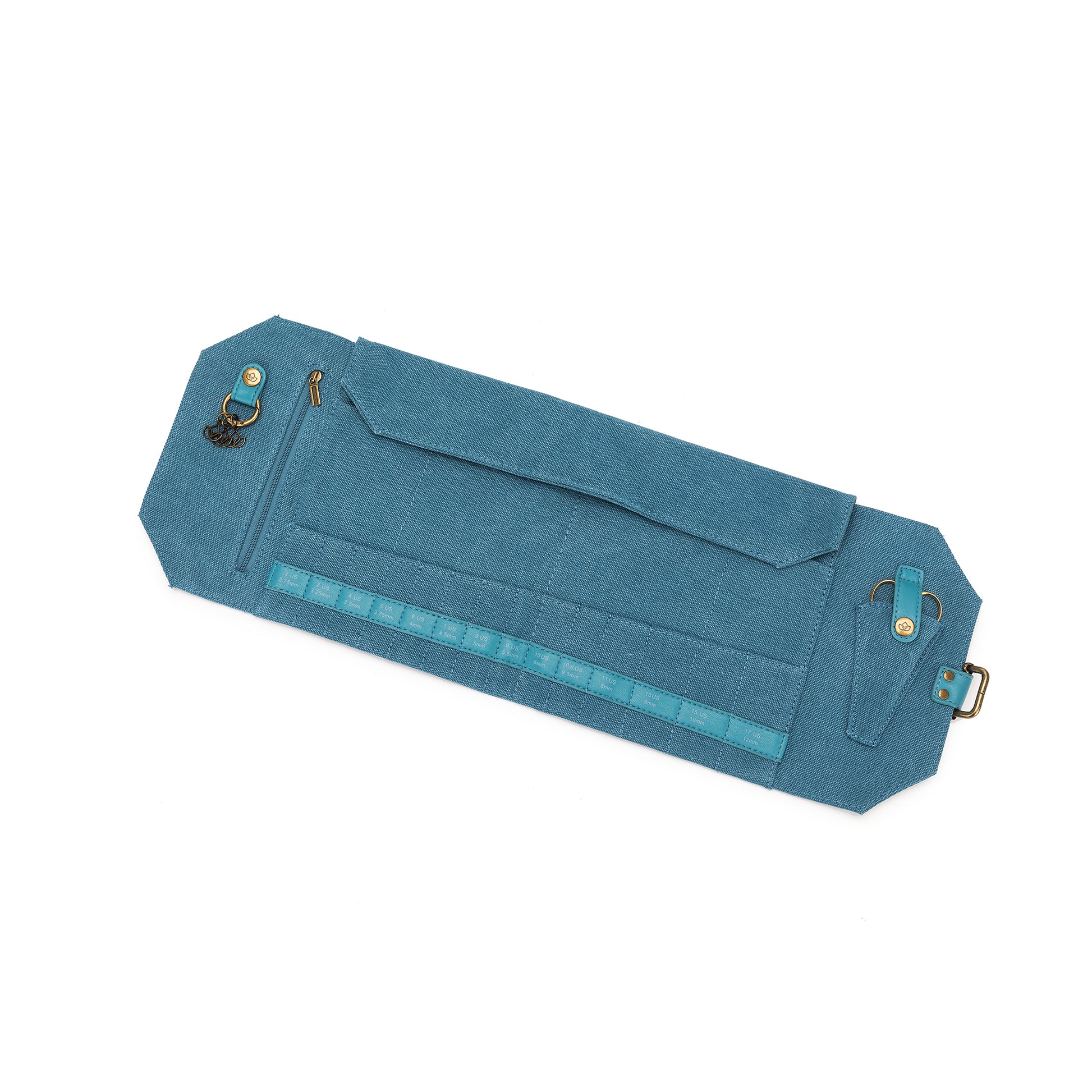 DellaQ Maker's Canvas Needle Case - Teal image 5