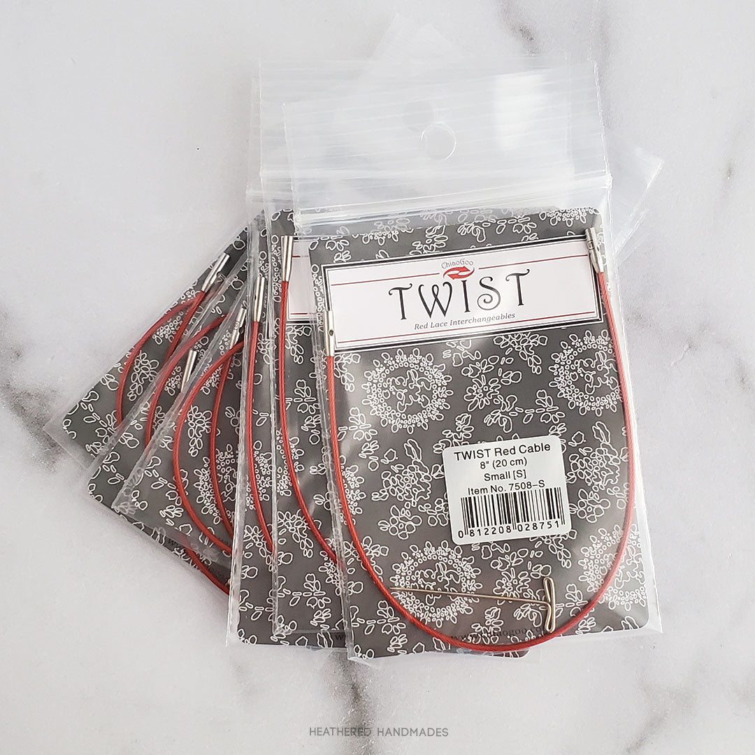 ChiaoGoo TWIST Red Cord - Small (for size 2 to 8) image 0