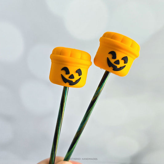 Orange Trick or Treat Bucket Stitch Stoppers image 0