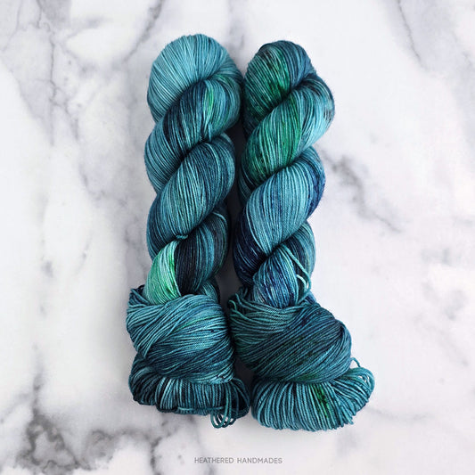 Be Teal My Heart - Simple Sock