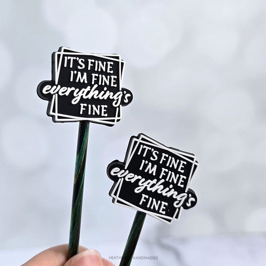 Everything's Fine Stitch Stoppers