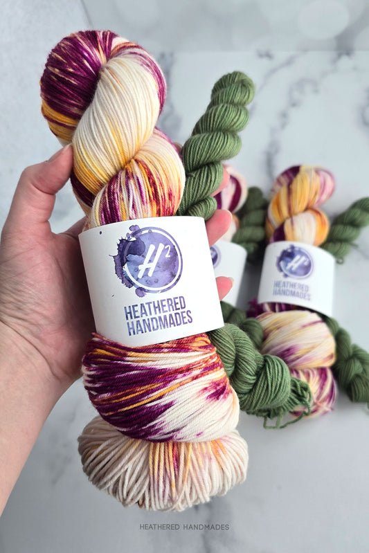 Floral Frenzy (OOAK) - Standard Sock Set