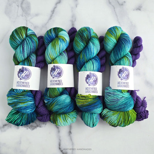 Funky Forest (OOAK) - Standard Sock Set