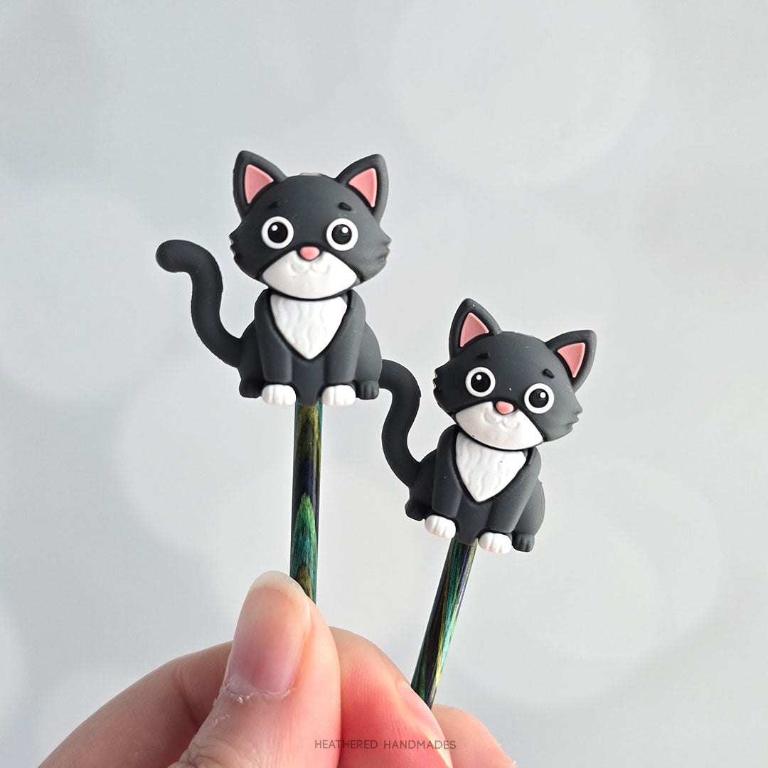 Grey Cat Stitch Stoppers