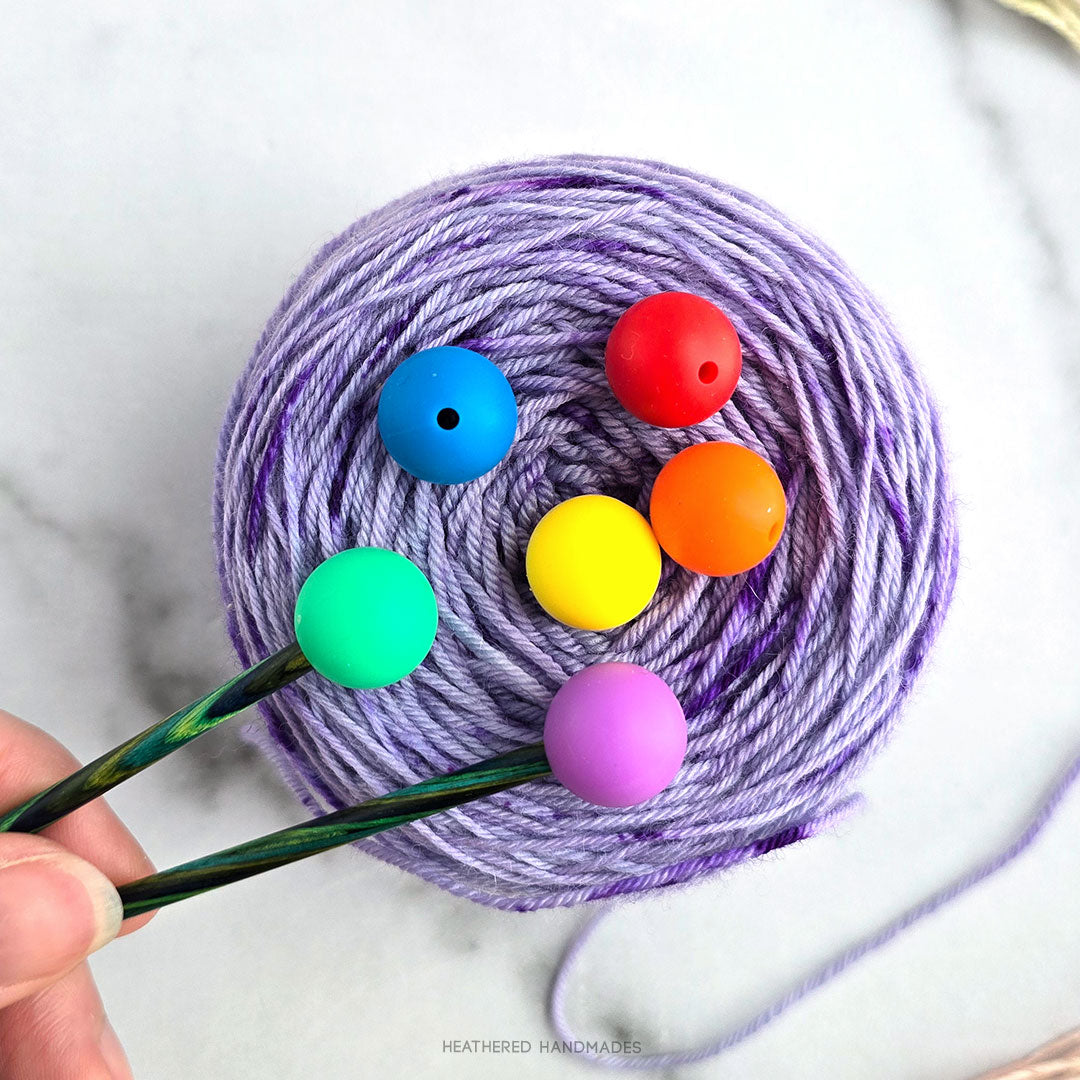 Primary Color Stitch Stoppers (Set of 6)