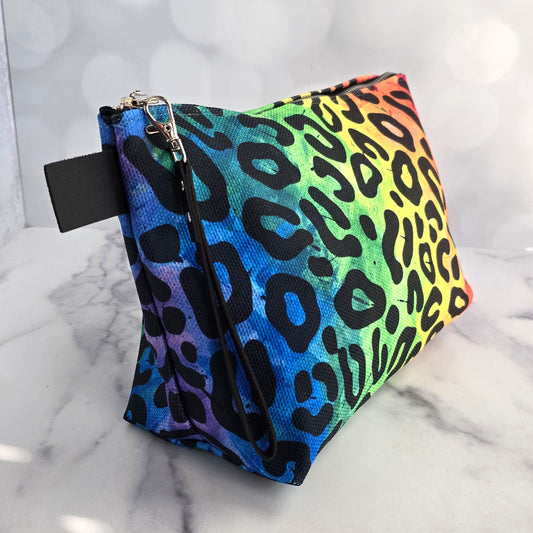 Rainbow Leopard Project Bag