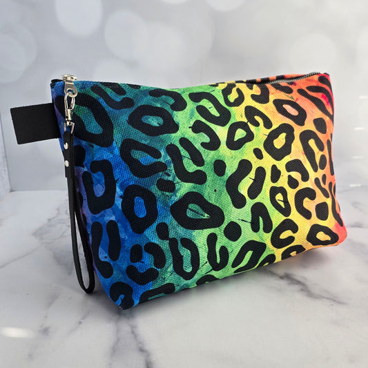Rainbow Leopard Project Bag