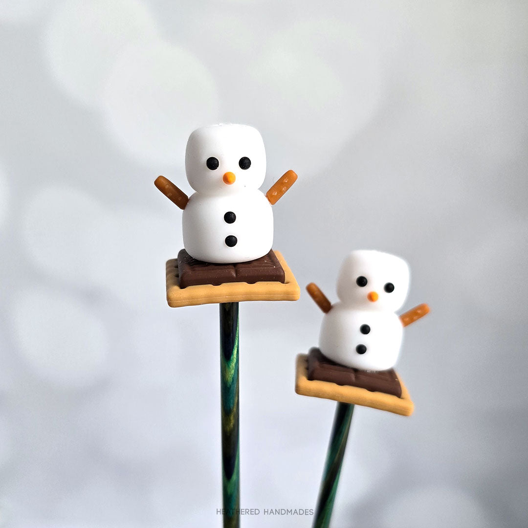 S'mores Snowman Stitch Stoppers