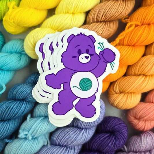 Yarn Bear Sticker