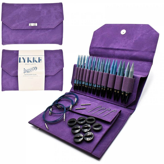Lykke Indigo 5" Interchangeable Needles Set - Violet Case image 1