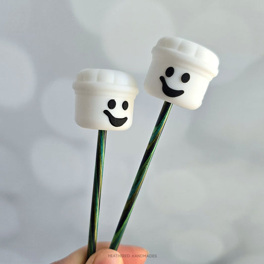 White Trick or Treat Bucket Stitch Stoppers image 0