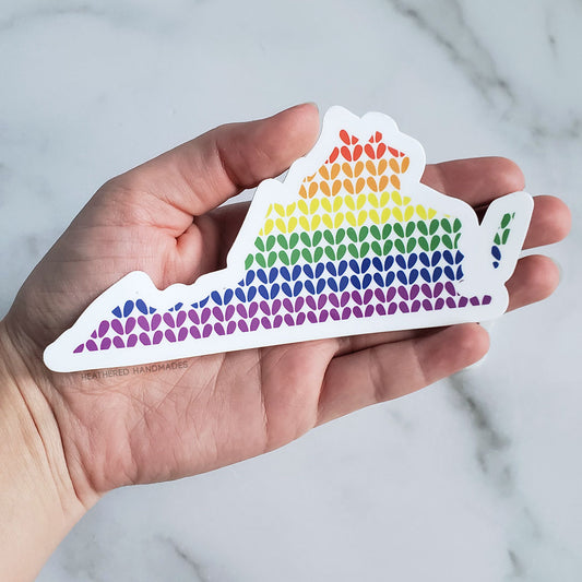 Virginia Pride Sticker image 1