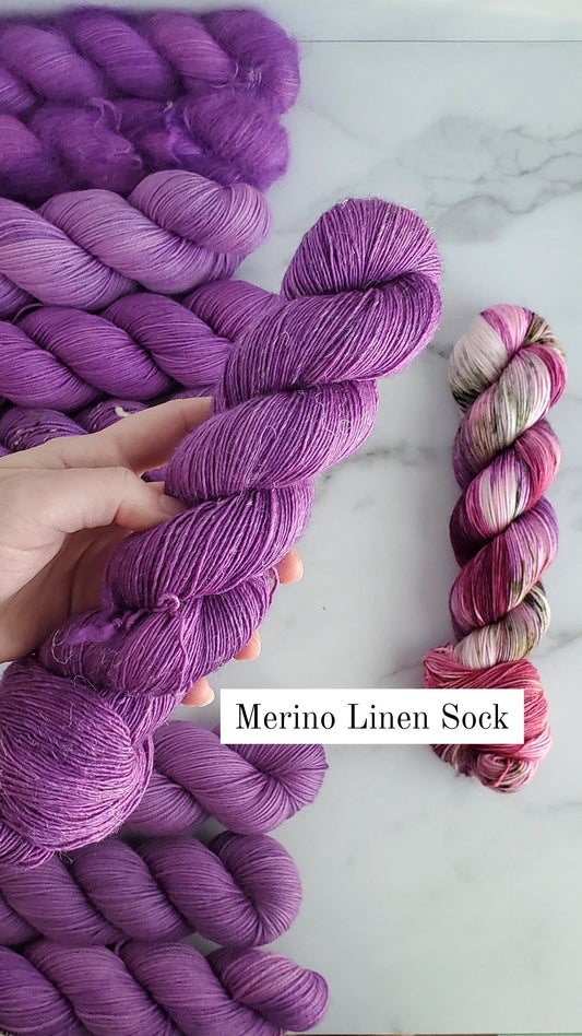 Woodstock - Merino Linen Sock image 1