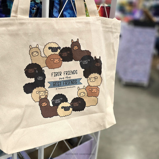 Fiber Friends Tote Bag image 0