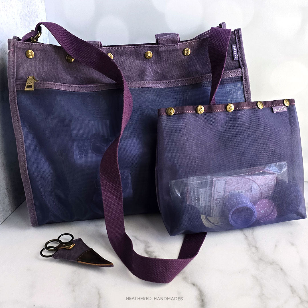 DellaQ Maker's Mesh Tote Bag - Purple image 0