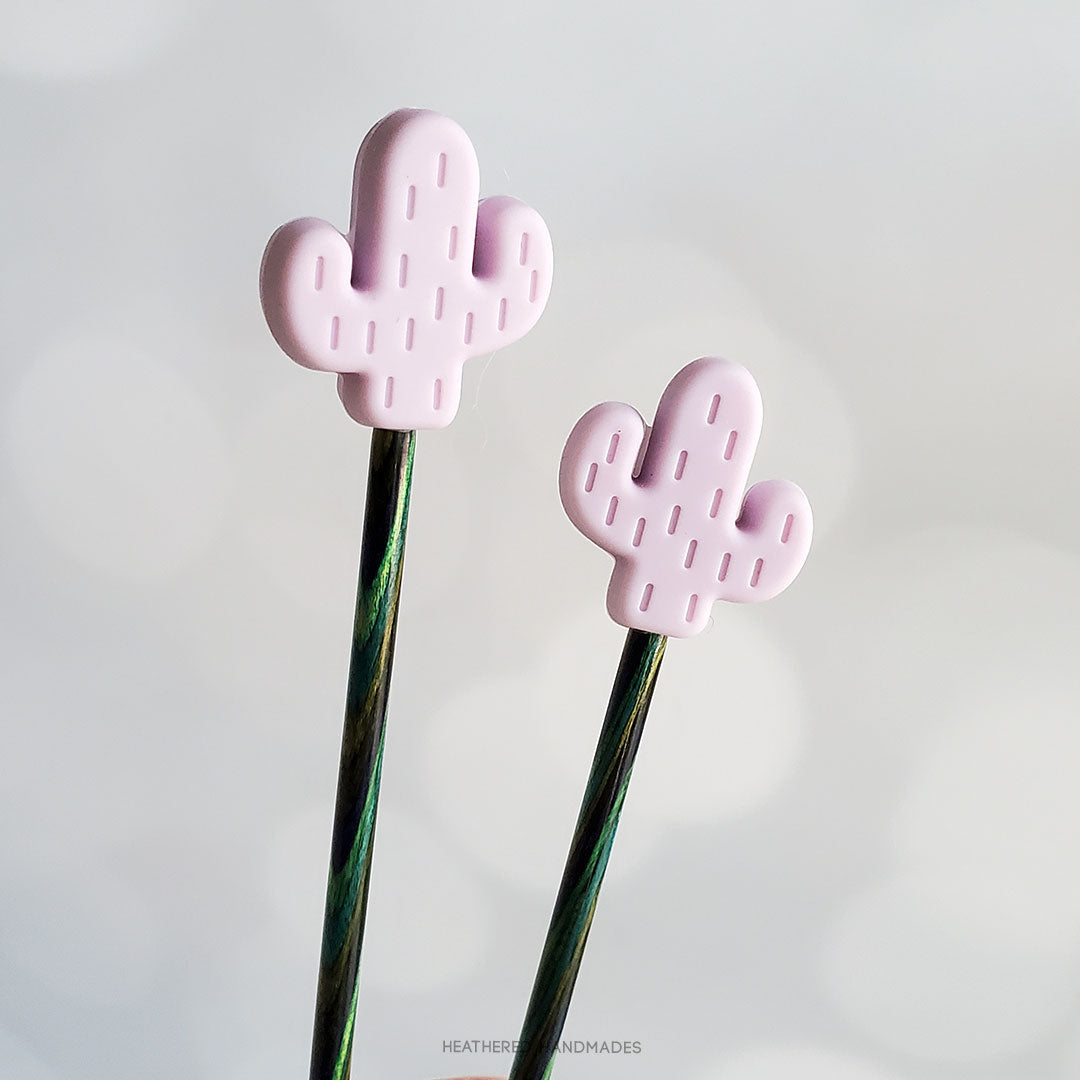 Lavender Cactus Stitch Stoppers image 0