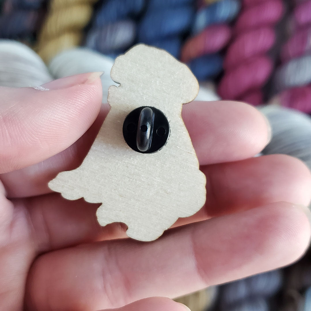 Bear in a Blanket - Wooden Pin image 3