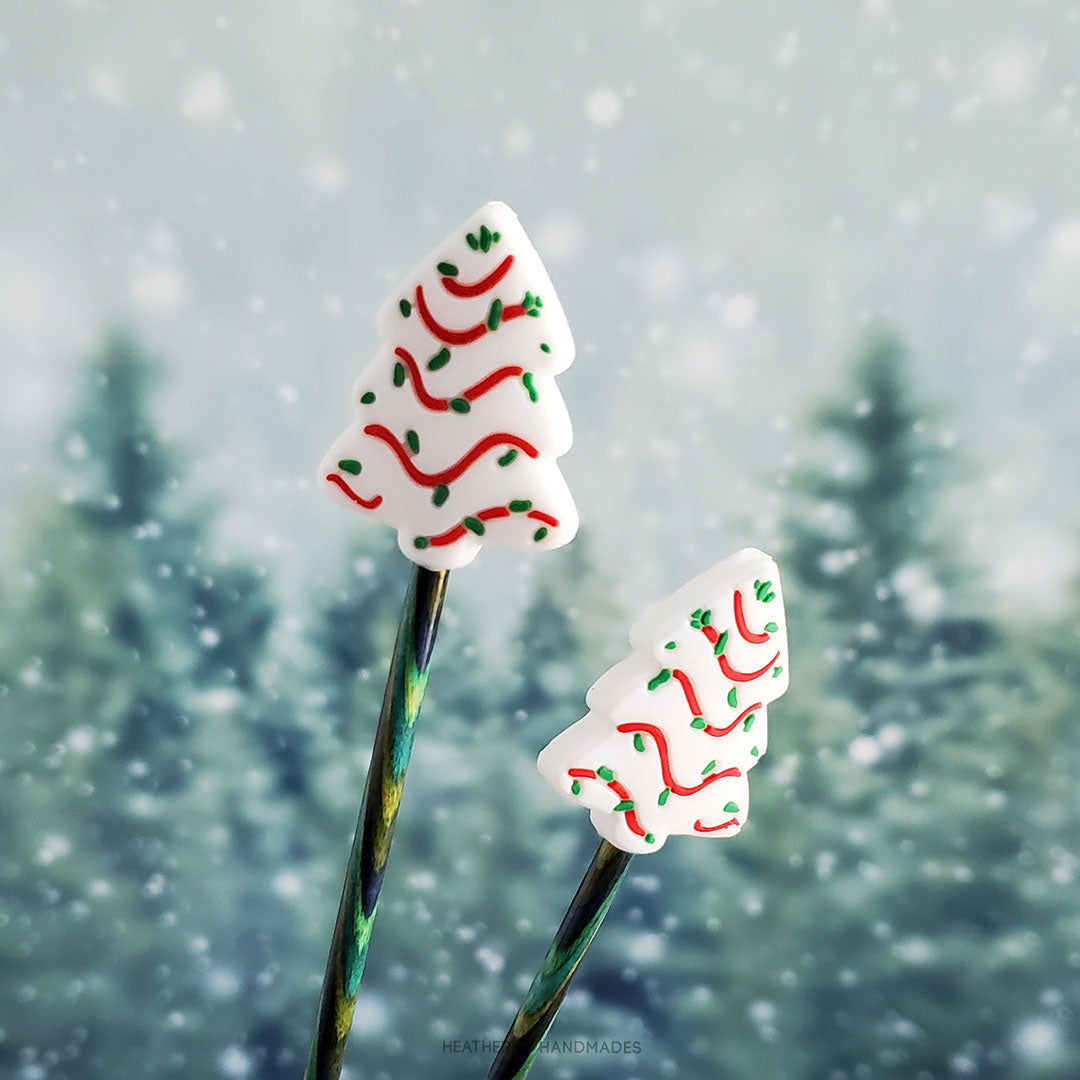 White Christmas Tree Stitch Stoppers image 0