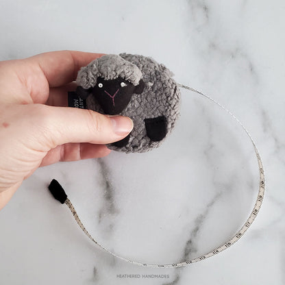 Lantern Moon Tape Measure - Woolly (Grey Sheep) image 2
