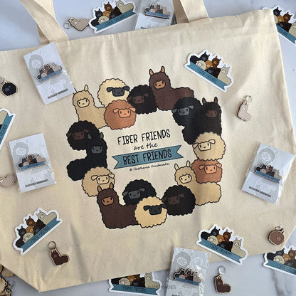 Fiber Friends Tote Bag image 4
