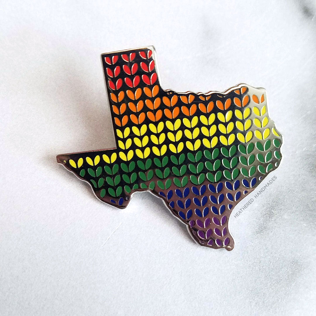 Texas Pride Enamel Pin image 0