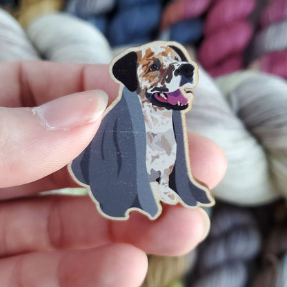 Bear in a Blanket - Wooden Pin image 2