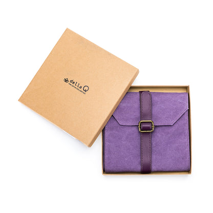 DellaQ Maker's Canvas Needle Case - Plum image 2