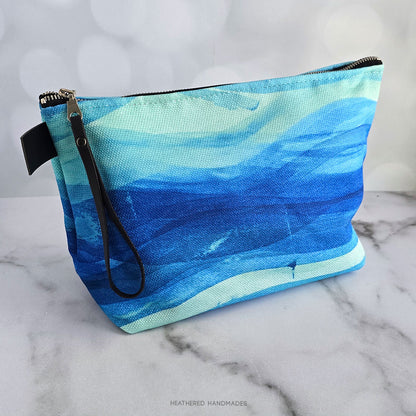 Blue & Green Waves Project Bag image 0