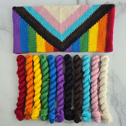 Progress Pride Mini Set - Simple Sock image 1