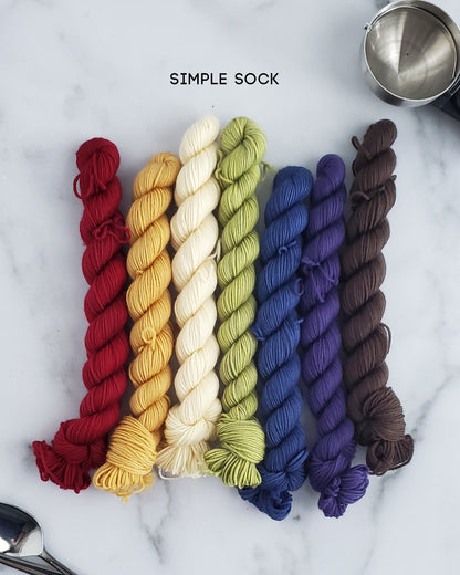 Ice Cream Collection Tonals Mini Set - Simple Sock image 1