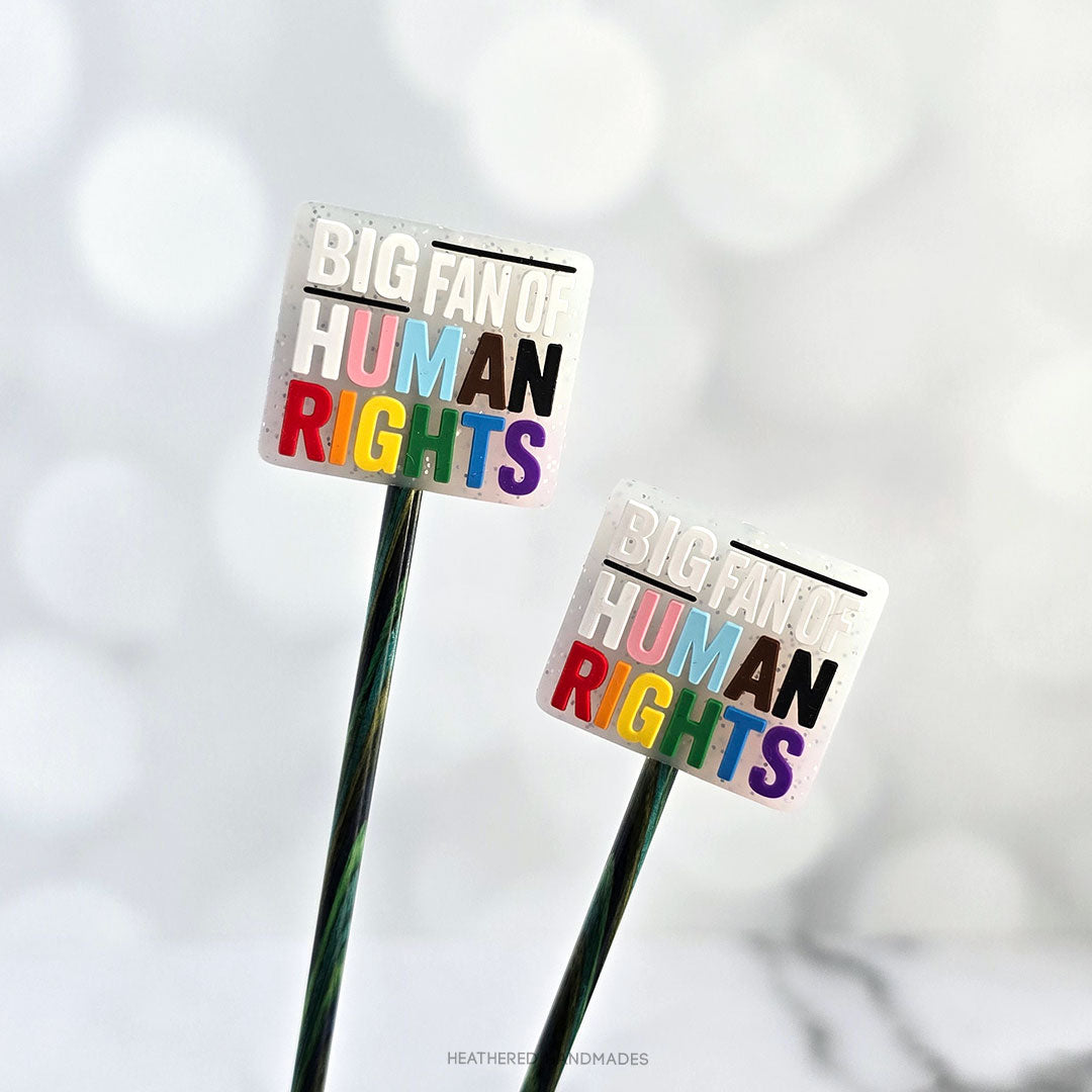 Big Fan of Human Rights Stitch Stoppers