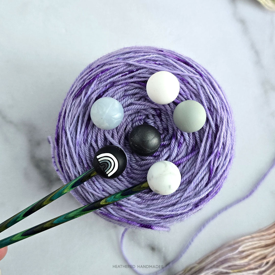 Black & White Stitch Stoppers (Set of 6)
