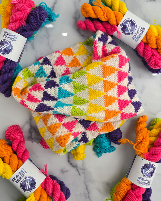 Dyed to Order: Bright Rainbow Mini Sets