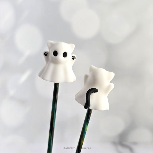 Ghost Cat Stitch Stoppers