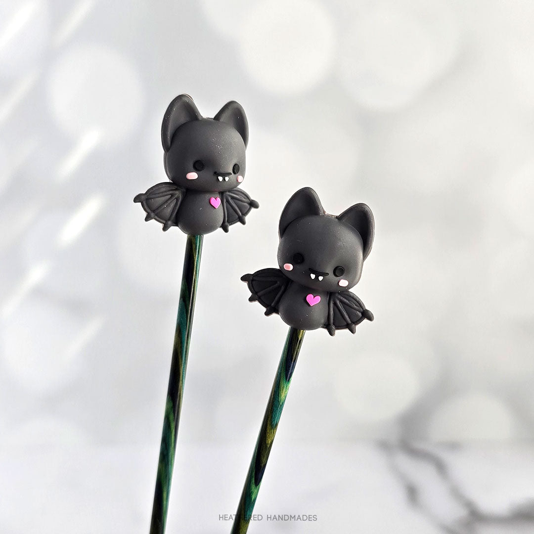 Bat (Heart) Stitch Stoppers