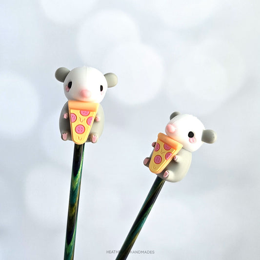 Possum with Pizza Stitch Stoppers