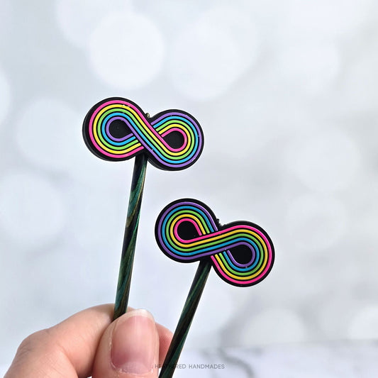 Rainbow Infinity Stitch Stoppers